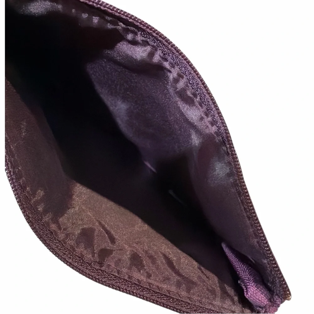 By Terry‎ Purple Cosmetic Case with Red Lips Design